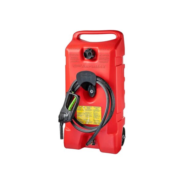 Red Duramax Fuel Tank Container with LE Fluid Transfer Siphon Pump and Hose