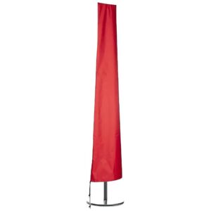 Red, Fits 7-11 Feet Diameter Outdoor Umbrellas, Oxford Fabric