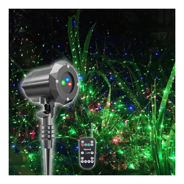 Red Green Blue Laser Projector Lighting for Home and Garden Decor