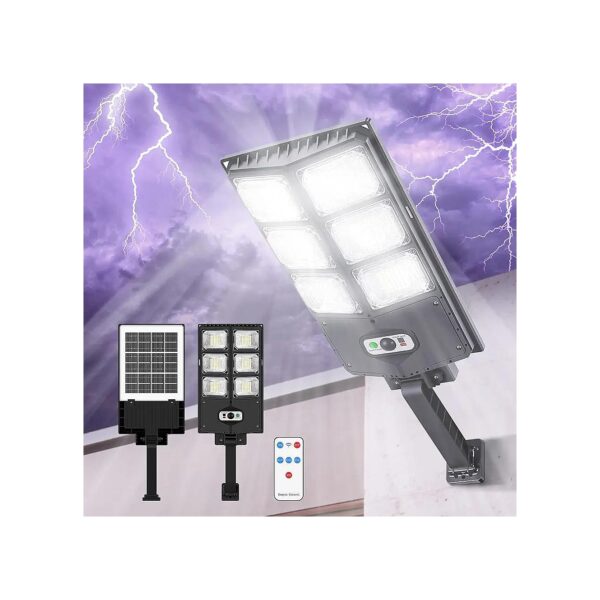 Reliable and Long-Lasting 200W Solar Flood Lighting System for Yard and Parking