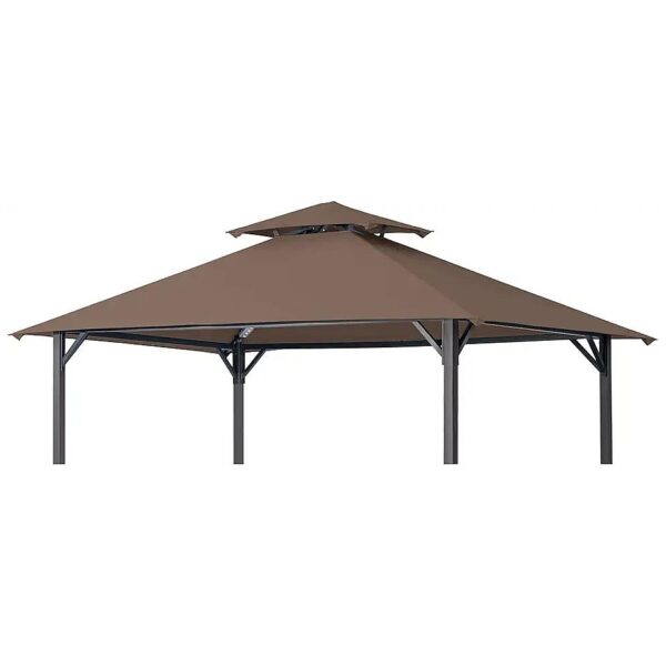 Replace Your Gazebo Top Roof with a Classic Double-Deckered Polyester Canopy Cover