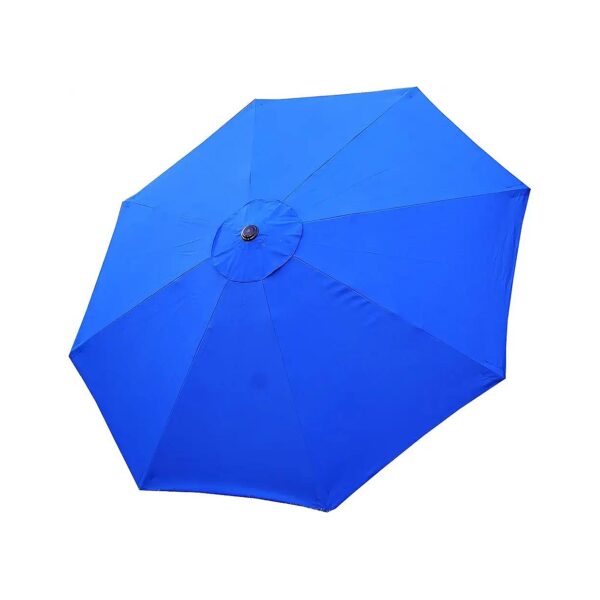 Replacement 9ft 8 Ribs Royal Blue Umbrella Canopy with Fade Resistant Fabric