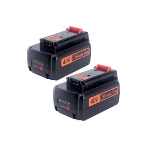 Replacement Battery for Black and Decker 40V Lithium Battery LBXR36 and Other Models