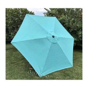 Replacement Blue Umbrella Canopy for 6 Rib Aluminum Frame