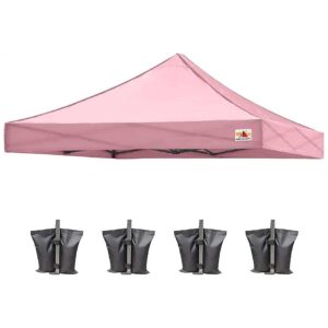 Replacement Canopy Top for 10x10 Pop Up Canopy Tent, Pink in Color