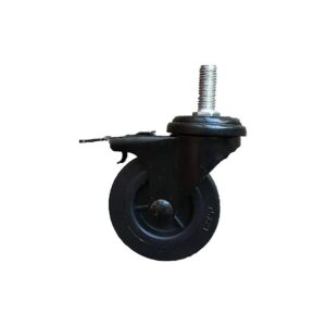 Replacement Pellet Grill Locking Caster Wheels with Stem Mounting Option