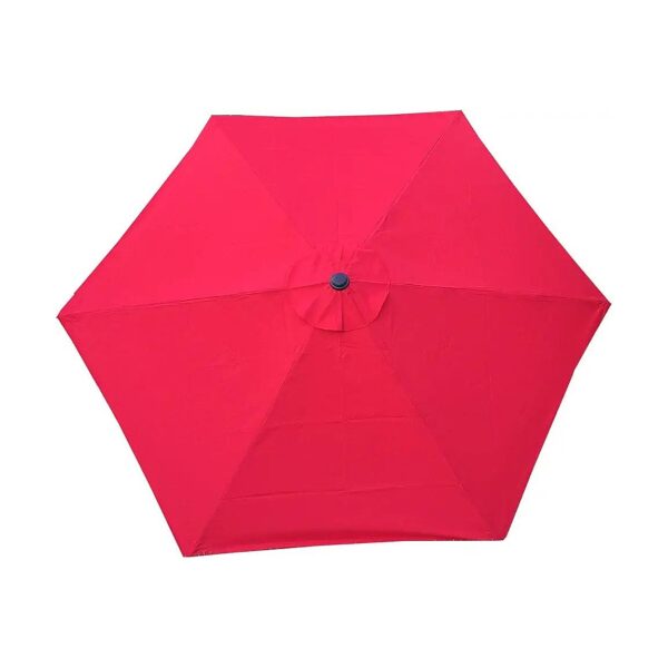 Replacement Sunset Red Umbrella Canopy for 9ft 6 Ribs with Modern Design and Style