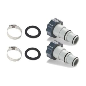 Replacement Threaded to Clamp Style Hose Adapter for Intex Pool Sets