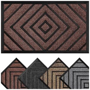 Resistant 30x18 Outdoor Door Mat for Garages and Entryways