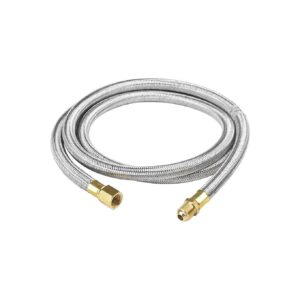 Resistant 6FT Propane Hose Extension with Brass Fittings and Braided Material