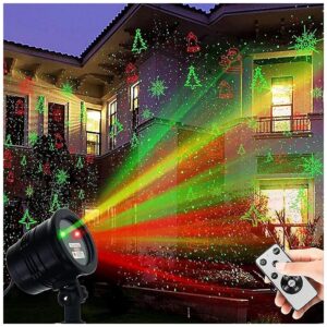 Resistant Christmas Laser Light with IP44 Rating and 90-Day Money-Back Warranty