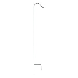 Resistant Shepherd Hook for Hanging Decorations 48-Inch Black Powder Coated Finish