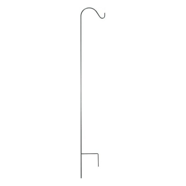 Resistant Shepherd Hook for Hanging Decorations 48-Inch Black Powder Coated Finish