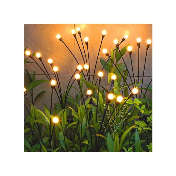 Resistant Solar Decoration Lights with Swaying Action, 2 Pack, Easy to Install