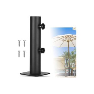 Resistant and Bending-Resistant Steel Umbrella Base Stand for Decks