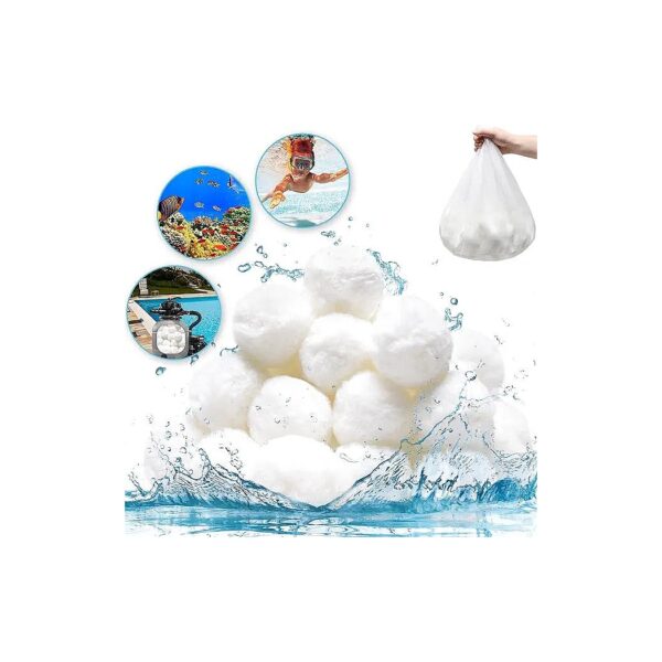 Reusable Eco-Friendly Pool Filter Balls for Sand Filter Systems and Aqua Media