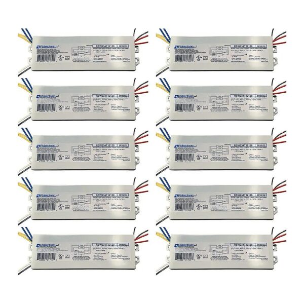 Robertson 2P20132 Quik-Pak 10-Pack Fluorescent eBallasts for 2 F40T12 Linear Lamps