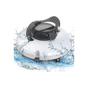 Robotic Pool Cleaning Robot for Above Ground Pools Up to SqFt with Large 5200mAh Battery