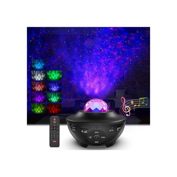 Room Decoration Ideas with Star Light Projector and Bluetooth Speaker