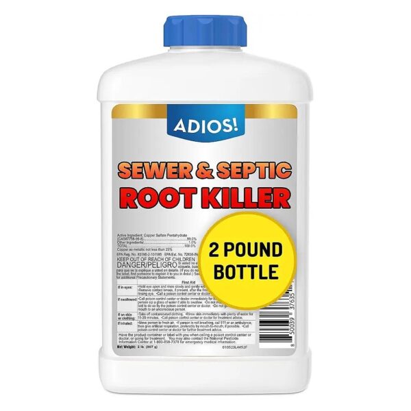 Root Killer for Tree and Shrub Roots, Protects Sewer and Septic Lines