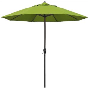 Round Aluminum Market Umbrella with Crank Lift and Auto Tilt