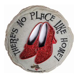 Ruby Slippers Stepping Stone Hand Painted Garden Stone for Indoor Outdoor Decor