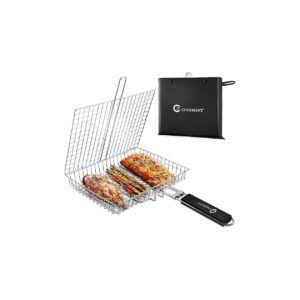 Safe and Easy to Clean Grill Basket for Outdoor Grilling