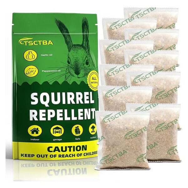 Safe and Pet-Friendly Squirrel Repellent for Outdoor and Indoor Use