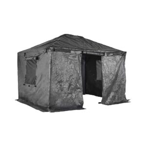 Safeguard Your Gazebo with Durable Gray Polyethylene Winter Cover