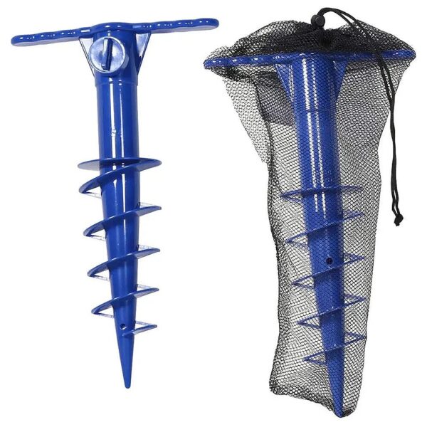 Sand Anchor for Beach Umbrellas Includes Mesh Carry Bag Convenience