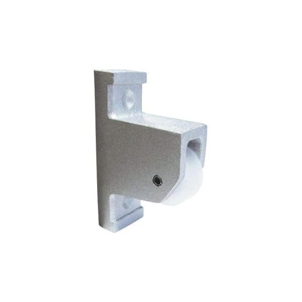 Satin Finish Vertical Wall Mount Pulley for Flag Halyards or Rigging Lines