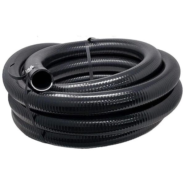 Sealproof Flexible PVC Pipe 1-1/2 Inch ID Hose 25 FT Black Tubing Made in USA Schedule 40