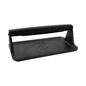 Seasoned Rectangular Cast Iron Griddle for Bacon and Sausage