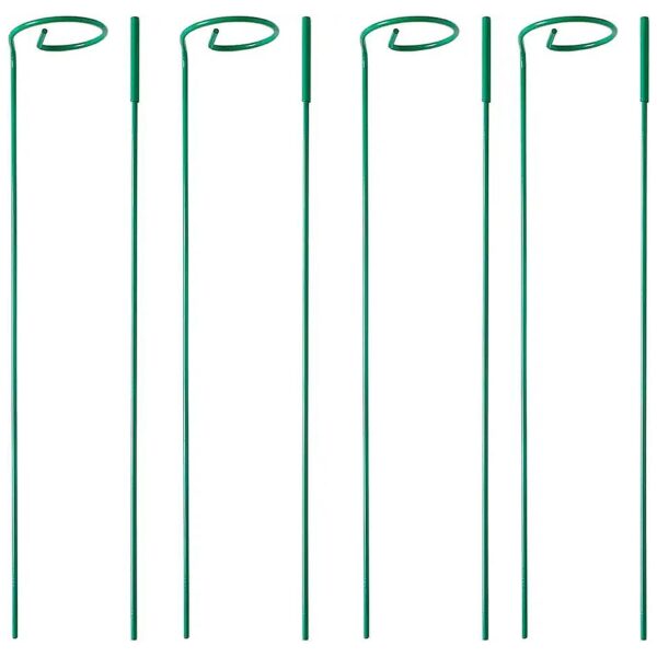 Section Plant Stakes for Two Plant Sizes, 16 or 32-Inches Adjustable Supports