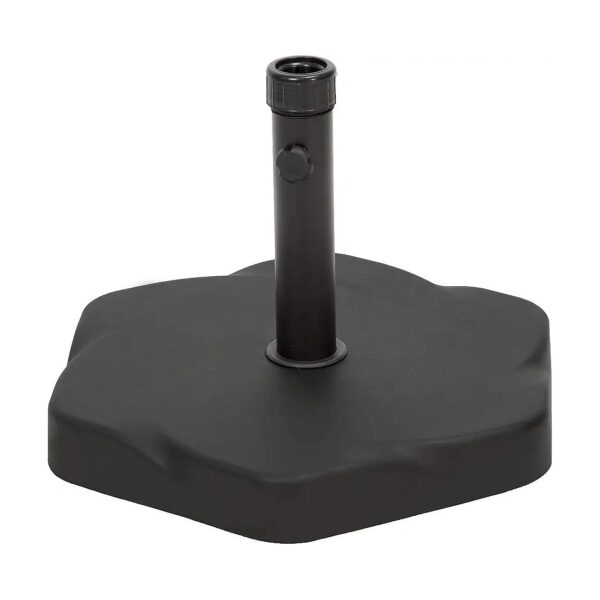 Secure and Stable 66-Pound Hexagonal Umbrella Base with Tightening Mechanism