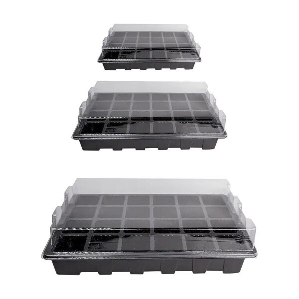 Seed Starter Tray with 240 Cells and Humidity Dome for Successful Seedling Growth