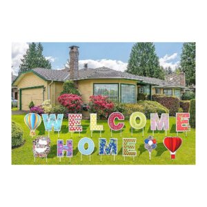 Set of 15 Reusable Corrugated Plastic Yard Signs for Parties and Events