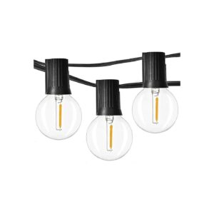 Shatterproof and Dimmable LED String Lights for Outdoor and Indoor Use with 48 Foot Cord