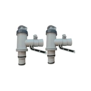 Shut Off Valve for Above Ground Pools with Built In Plunger Function and Bracket