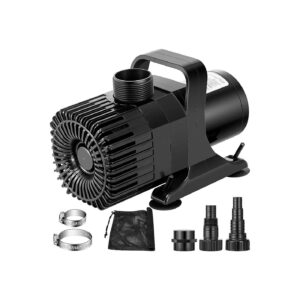 Silicon Carbide Material 300W Water Pump for Pond, Fish Tank, and Fountain