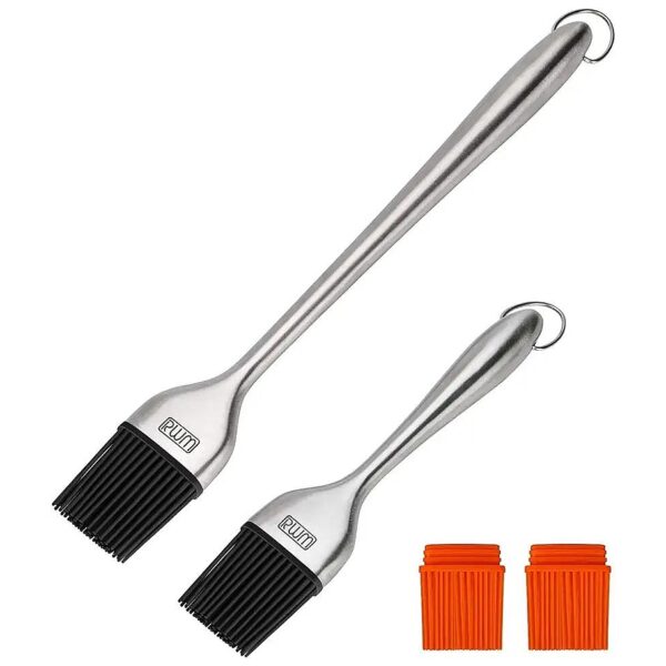 Silicone Basting Brush for Outdoor Grilling and Indoor Kitchen Cooking