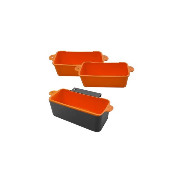 Silicone Grill Grease Cup Liners for Blackstone Grills Orange Replacement