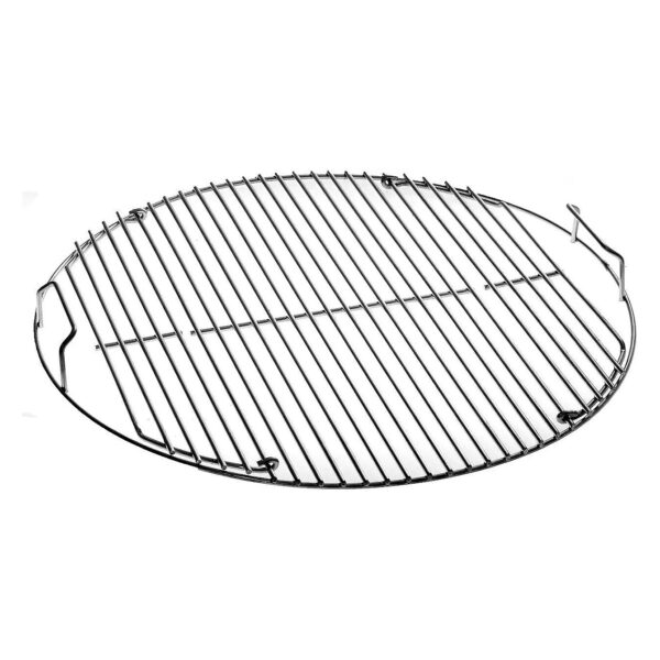 Silver Hinged Cooking Grate with Hinged Design for Charcoal Weber Grills