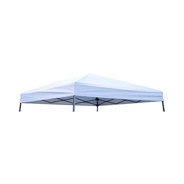 Silvery White Waterproof Square Patio Canopy Top for Slant Leg Canopy Frames