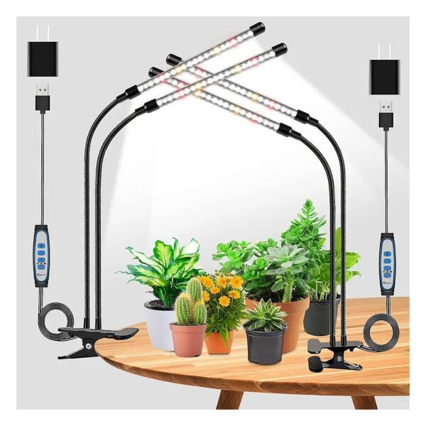 Simple and Efficient LED Grow Lights for Indoor Plants