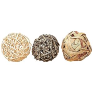 Sized Natural Small Animal Boredom Breaker Balls-3 Pack