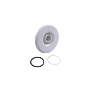 Slimline Spa Jet Escutcheon Trim Kit in White