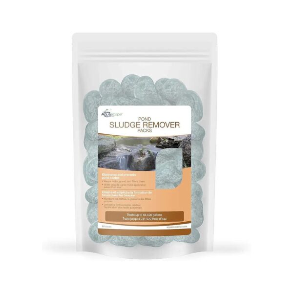 Sludge-Free Pond Water with 72 Pack Remover Treatment