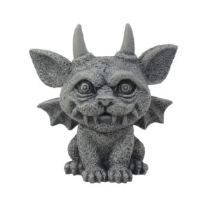 Small Bast Gargoyle Statue for Fairy Garden or Medieval Home Decor