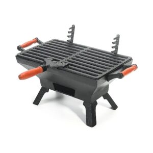 Small Charcoal Grill Stove with 12 '' x 8 '' Gridiron for Steak and Chicken